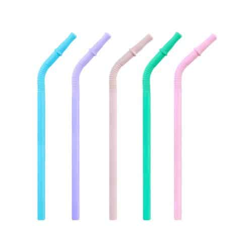 drinking silicone straws